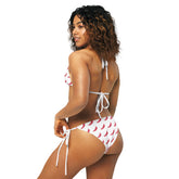 Chili Pepper Pattern Eco-Friendly Bikini: UPF 50