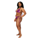 Tiggy Strip Pattern Recycled String Bikini: UPF 50+ Protection