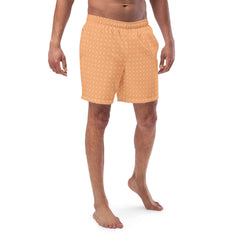 Orange Men’s Recycled Swim Trunks With Pockets