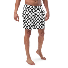Thick Circles Men’s Recycled Swim Trunks with Pockets