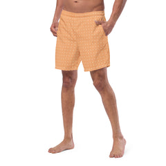 Orange Men’s Recycled Swim Trunks With Pockets