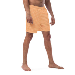 Orange Men’s Recycled Swim Trunks With Pockets
