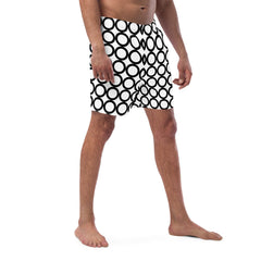 Thick Circles Men’s Recycled Swim Trunks with Pockets