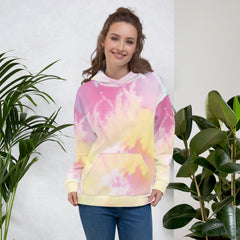 Unisex Tie-Dye Hoodie - Vibrant All-Over Print, Comfortable, and Warm