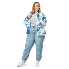 Unisex Bomber Jacket Abstract Design - Artistic, Comfortable, And Durable