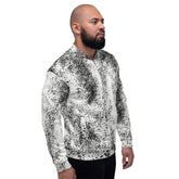 Spray Design Pattern Unisex Bomber Jacket - Stylish, Comfortable, and Durable