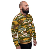 Unisex Bomber Jacket Camouflage Pattern- Rugged, Comfortable, and Durable