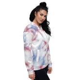 Tie-Dye Unisex Bomber Jacket Hand-Sewn, And Oeko- Tex 100 Certified
