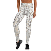 Premium Floral Pattern Yoga Leggings: Botanical Beauty