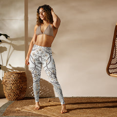 Premium Floral Pattern Yoga Leggings: Botanical Beauty