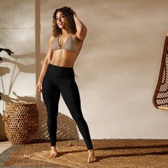 Premium Black Yoga Leggings - Flexible & Breathable