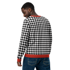 Knitted crew neck sweater