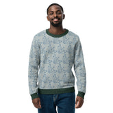 Knitted crew neck sweater