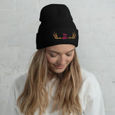 Unisex My Deer Cuffed Beanie: Hypoallergenic Turbo Acrylic