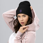Bad Hair day Embroidered Cuffed Beanie