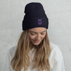 Bad Hair day Embroidered Cuffed Beanie
