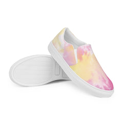 ColorRush Men’s slip-on canvas shoes - Tie-Dye Pattern