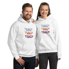 Unisex Heavy Blend Hoodie: Teach Compassion, Teach Kindness, Teach Confidence