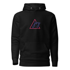 Triangle Graphic Joy Slogan - Premium Unisex Hoodie - Cotton Heritage
