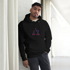 Triangle Graphic Joy Slogan - Premium Unisex Hoodie - Cotton Heritage