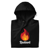 Radiant Flame Graphic - Premium Unisex Hoodie - Cotton Heritage
