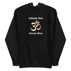 Unisex Premium Hoodie - Inhale Om, Exhale Bliss Soft Cotton