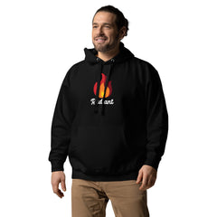 Radiant Flame Graphic - Premium Unisex Hoodie - Cotton Heritage