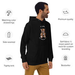 Hug Me It’s Valentine’s Day: Unisex Hoodie with Teddy Bear Graphic
