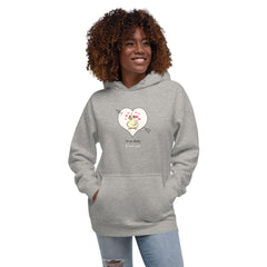 I’m So Ducky To Have You: Unisex Hoodie with Heart & Arrow Duck Graphic