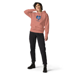 Be My Valentine: Unisex Hoodie with Heart Graphic