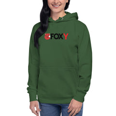 Foxy Geometric Fox Graphic - Premium Unisex Hoodie - Cotton Heritage