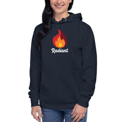 Radiant Flame Graphic - Premium Unisex Hoodie - Cotton Heritage