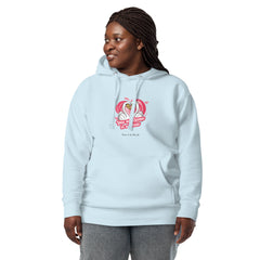 You Are Swan In A Million: Unisex Hoodie with Heart Swan Graphic