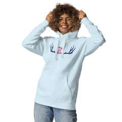 Deer Horns Graphic Premium Unisex Hoodie - with My Deer Slogan