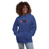 Foxy Geometric Fox Graphic - Premium Unisex Hoodie - Cotton Heritage