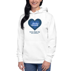 Be My Valentine: Unisex Hoodie with Heart Graphic