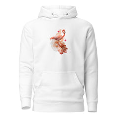 Flamingo Graphic Premium Unisex Hoodie - 100% Cotton