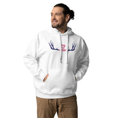 Deer Horns Graphic Premium Unisex Hoodie - with My Deer Slogan