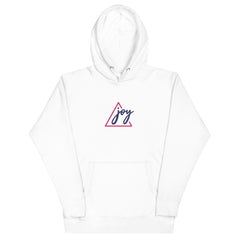 Triangle Graphic Joy Slogan - Premium Unisex Hoodie - Cotton Heritage