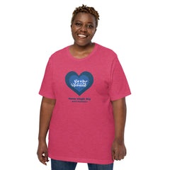Be My Valentine: Unisex T-Shirt with Heart Design
