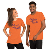 Unisex Staple T-Shirt - “Trick or Treat” Slogan
