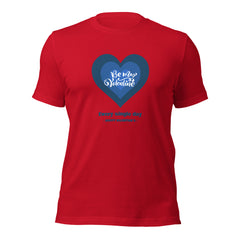 Be My Valentine: Unisex T-Shirt with Heart Design