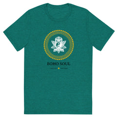 Boho Mandala Short Sleeve Tee: Boho Soul with Only Love, Only Light