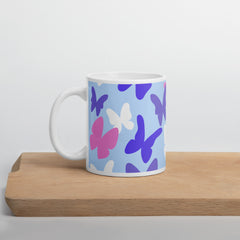 ButterflyBloom Ceramic Mug for Tea & Coffee Lovers