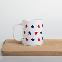 StarSpangled Ceramic Coffee Mug