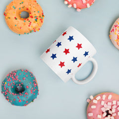 StarSpangled Ceramic Coffee Mug
