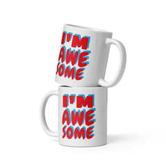 White Ceramic mug With I’m Awesome Print