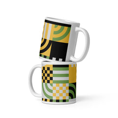 Geometric Ceramic Coffee Mug