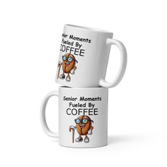 Senior Moments Fueled By Coffee Ceramic Mug