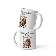 Caffeinated and Proud of My Wrinkles Ceramic Mug